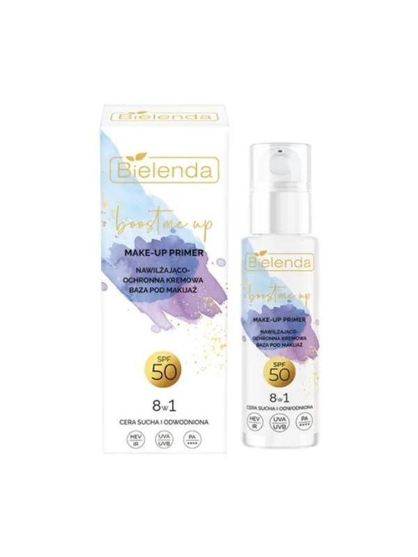 Bielenda Boost Me Up hydraterende en beschermende crèmige make-upbasis SPF50