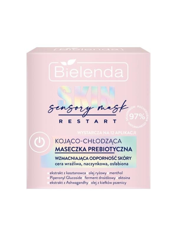 Bielenda Skin Restart Sensory Mask kalmerend en verkoelend prebiotisch masker