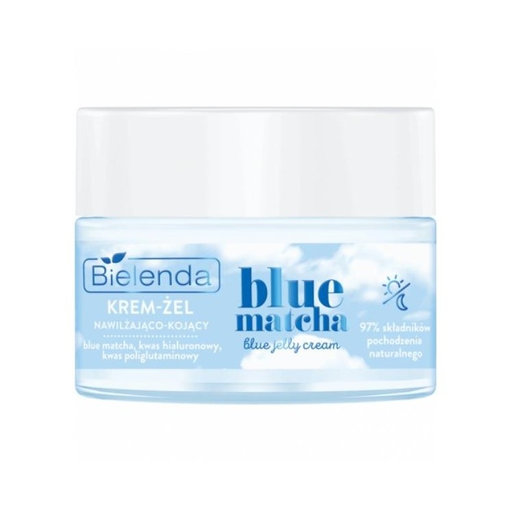 Зволожуючий і заспокійливий крем-гель Bielenda Blue Matcha