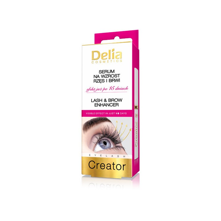 Delia Serum voor de groei van wimpers en wenkbrauwen 7 ml
