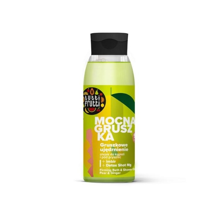 Farmona Tutti Frutti Strong Pear зміцнююча олія для ванни та душу Pear and Ginger + Detox Shot Mg 400 мл