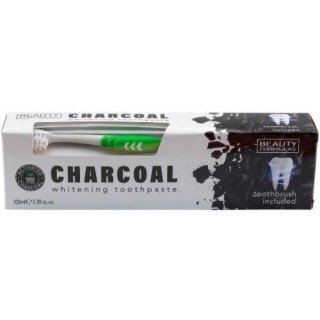 Beauty Formulas відбілююча зубна паста Активоване вугілля 100 мл + Зубна щітка 1 шт.