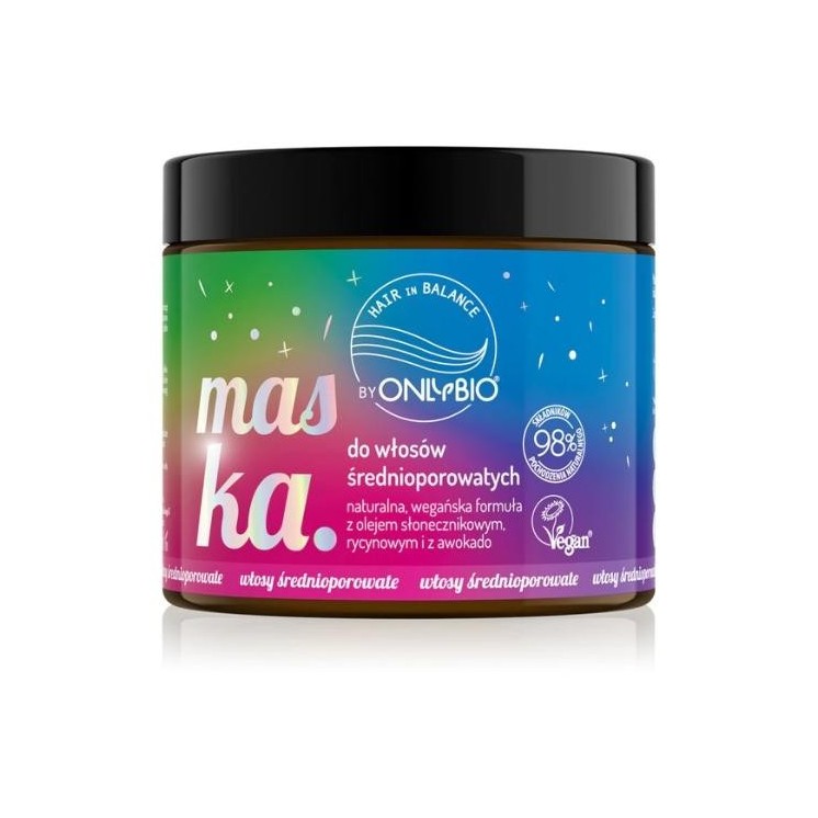 ONLYBIO Hair in Balance Маска для волосся середньої пористості 400 мл