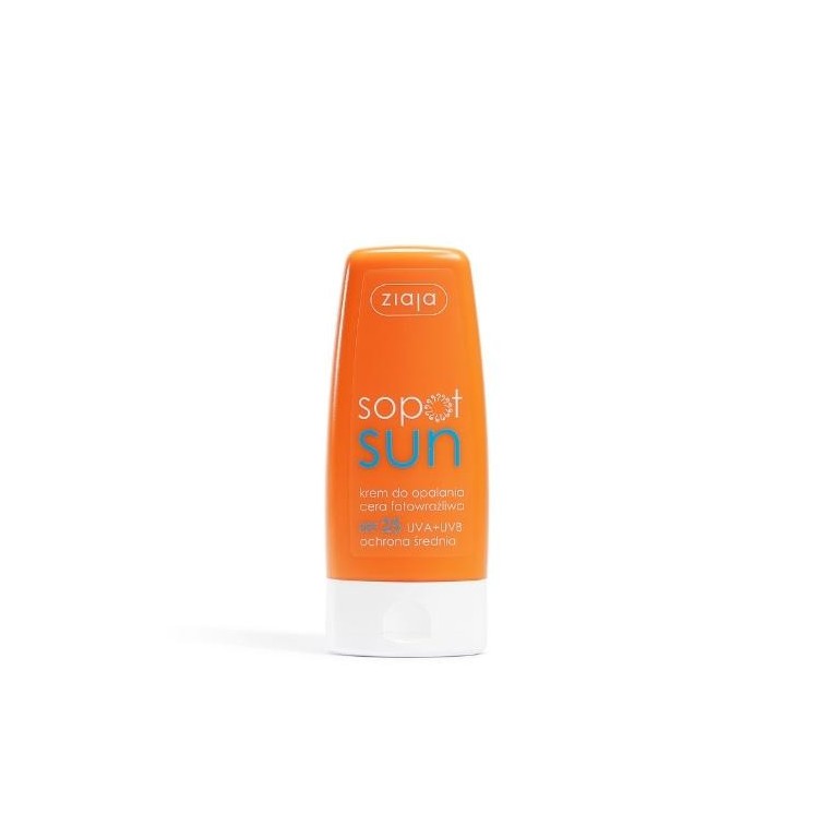 Ziaja Sopot Sonnencreme für lichtempfindliche Haut SPF25 UVA+UVB-Schutz mittel 60 ml
