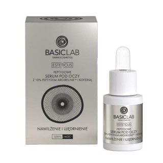 BasicLab Esteticus Peptide Oogserum met Argireline 10% hydraterend en verstevigend 15 ml