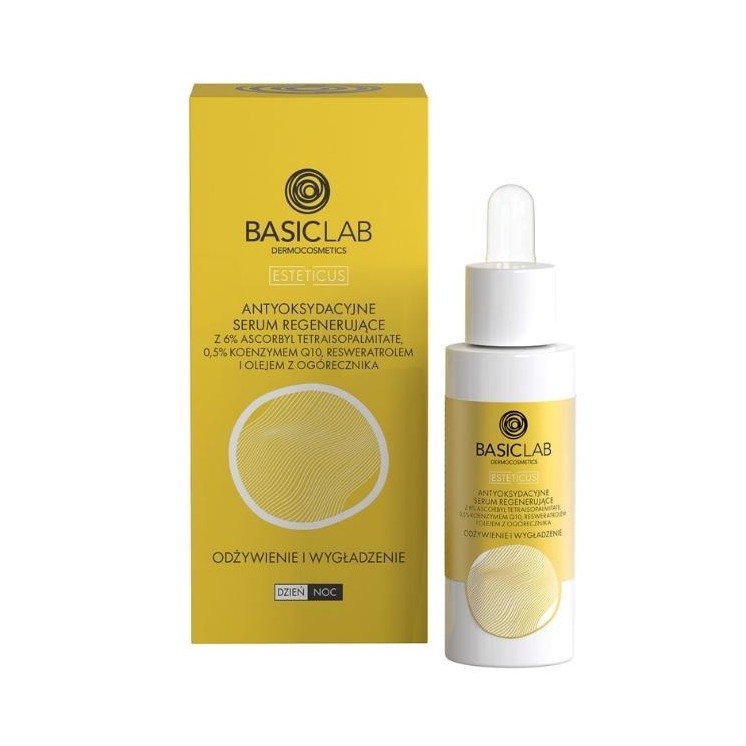 BasicLab Esteticus Antioxidant Serum regenererende voeding en gladmakende 30 ml
