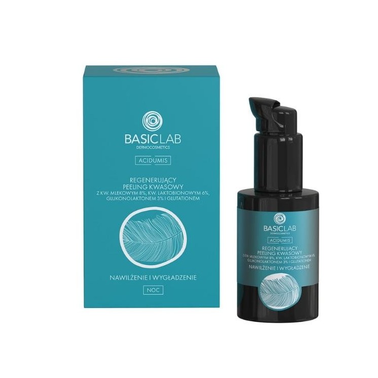 BasicLab Acidumis regenererende zure Peeling hydraterend en gladmakend 30 ml