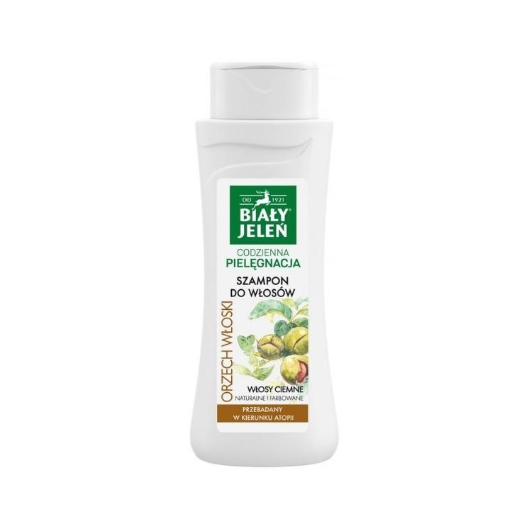 Biały Jeleń Shampoo voor donker haar met walnootextract 300 ml