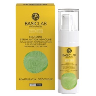 Антиоксидантна Serum BasicLab Esteticus з 6% ревіталізації та живлення