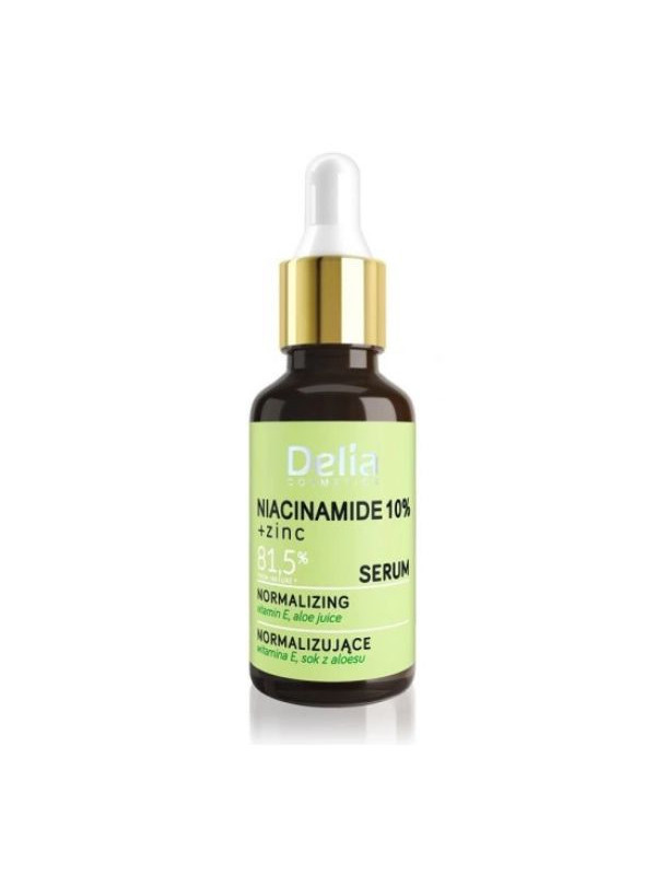 Delia Niacinamide 10% Normaliserend Serum voor gezicht, hals en decolleté