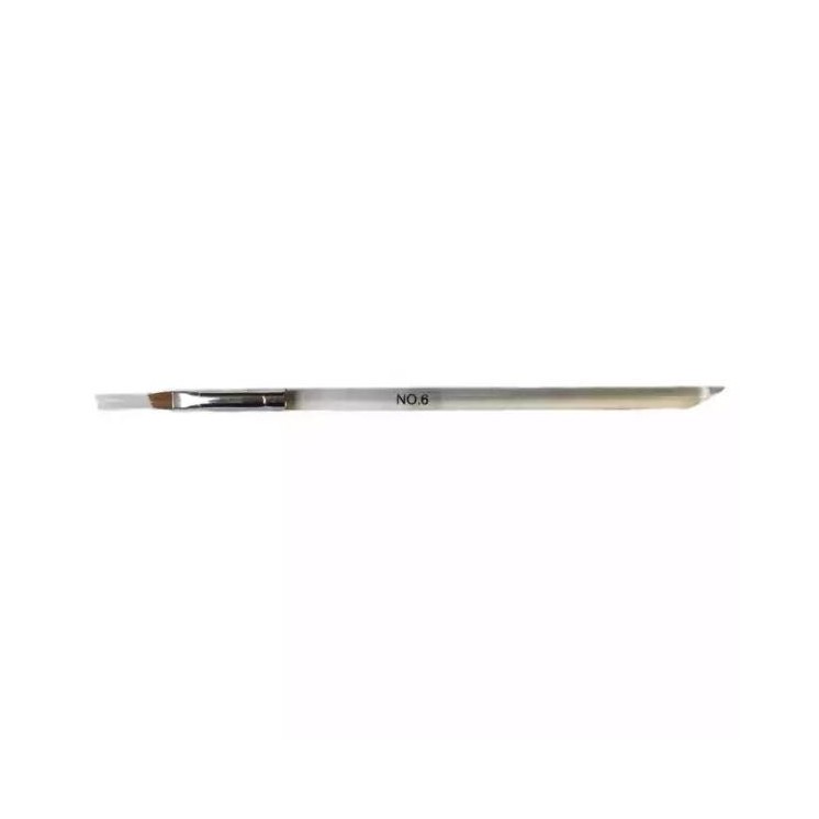 Кутова кисть для гелю Vanity /6/ Transparent 1 шт