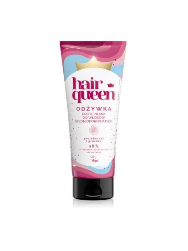 Hair Queen Protein Conditioner voor medium poreus haar