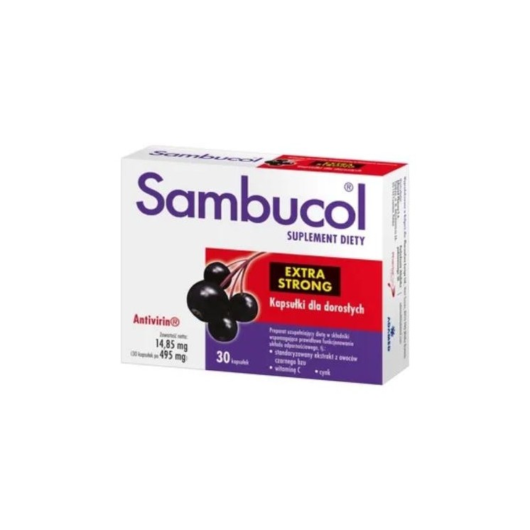Sambucol Extra Strong Capsules voor volwassenen 30 stuks