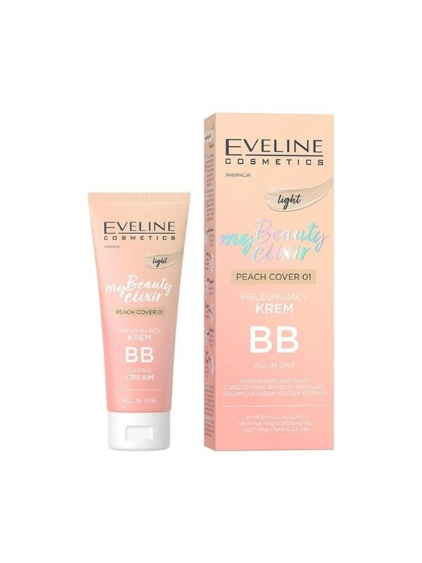 Eveline My Beauty Elixir voedende gezichtscrème BB Light Peach 30 ml