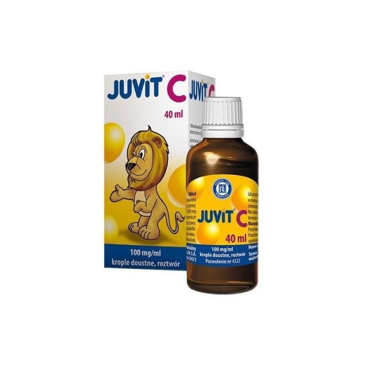 Juvit C 100 mg/ml Druppels voor kinderen vanaf 28 dagen 40 ml
