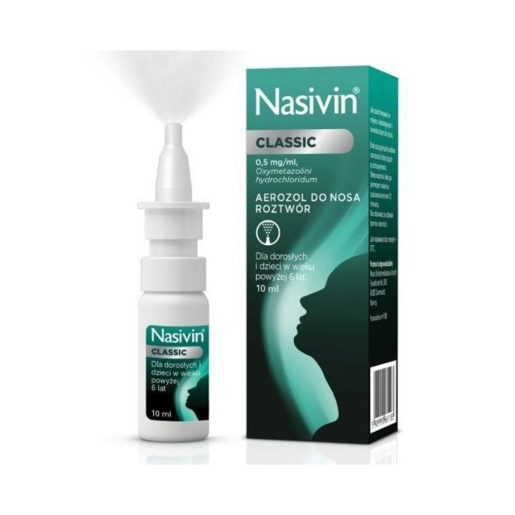 Nasivin Classic 0,05% Neusspray 10 ml