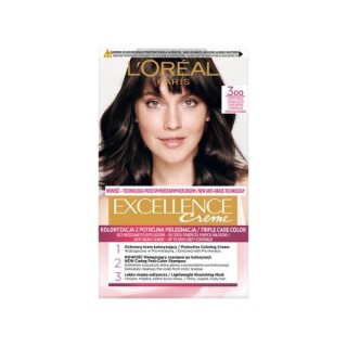 Фарба для волосся L'oreal Excellence Creme /3оо/ Темно-коричневий