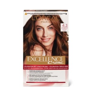 Фарба для волосся L'oreal Excellence Creme /4.3/ Golden Brown
