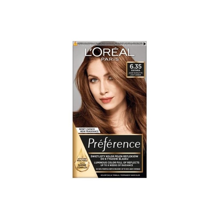 Фарба для волосся L'oreal Preference /6.35/ Світлий бурштин