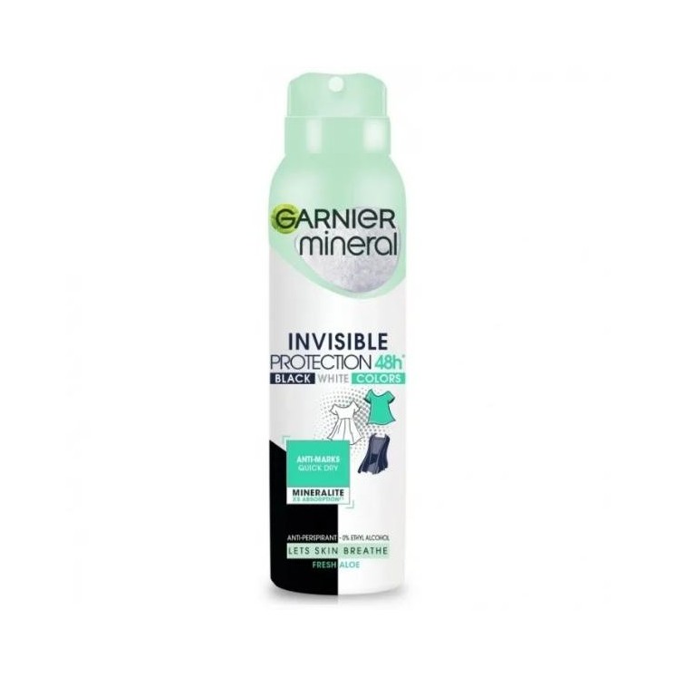 Дезодорант Garnier Mineral Spray Invisible Protection 48h 150 мл