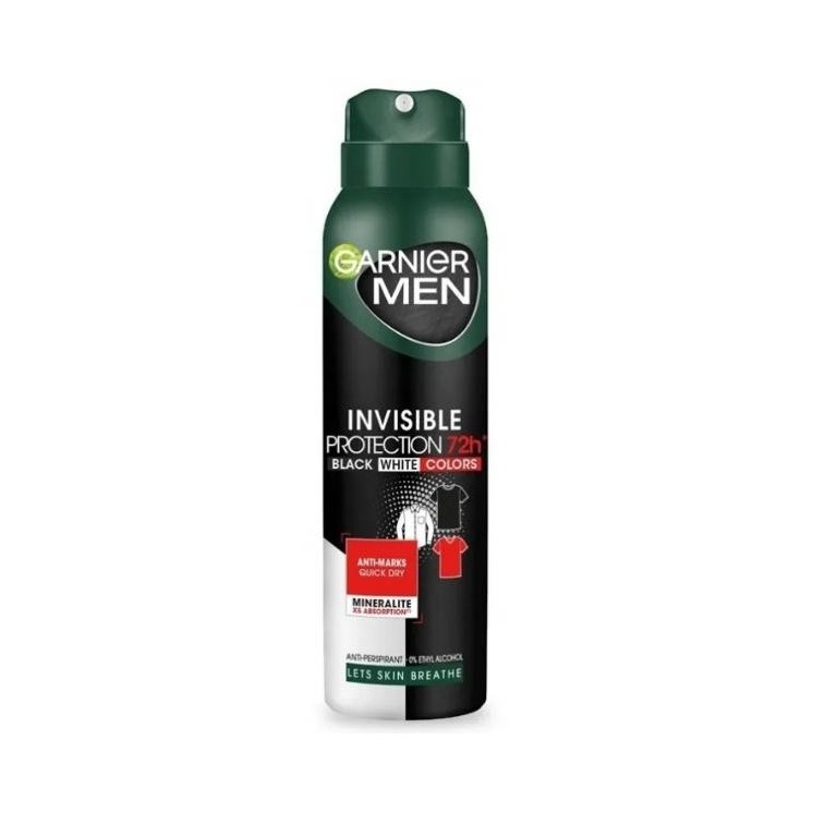 Дезодорант-спрей Garnier Men Invisible Protection 72h 150 мл