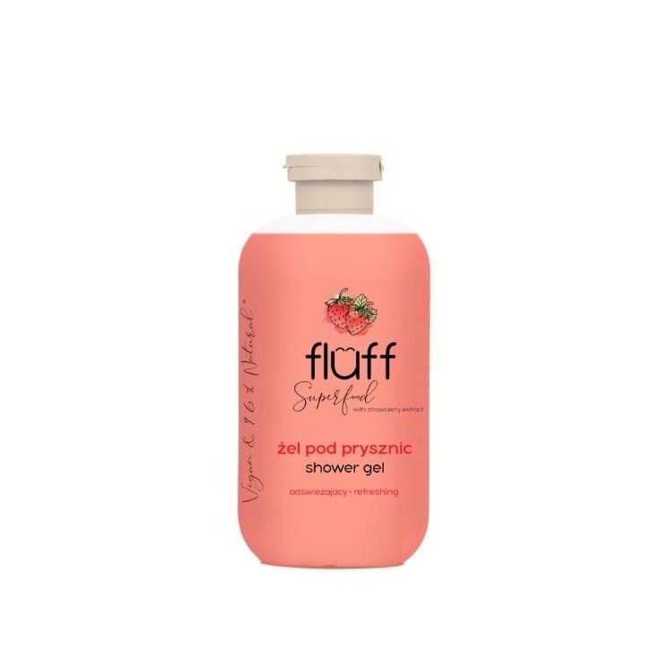 Fluff Superfood Гель для душу з ароматом полуниці 500 мл