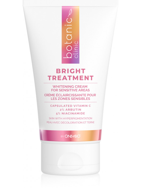 ONLYBIO Botanic Clinic Bright Treatment bleekcrème voor gevoelige gebieden 150 ml