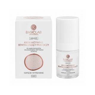 BasicLab Aminis Активно відновлюючий денний крем для очей з 3% амінокислотами 18 мл