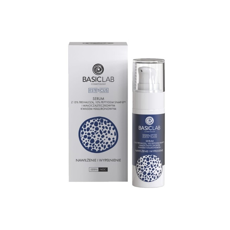 Serum BasicLab Esteticus з трегалозою 15% і 10% пептидом 30 мл