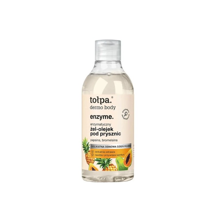 Tołpa Dermo Body Enzyme Enzymatische Douchegel-Olie 300 ml