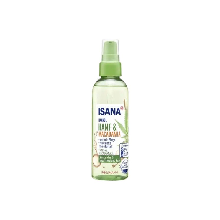 Isana Hennep en Macadamia Haarolie 100 ml