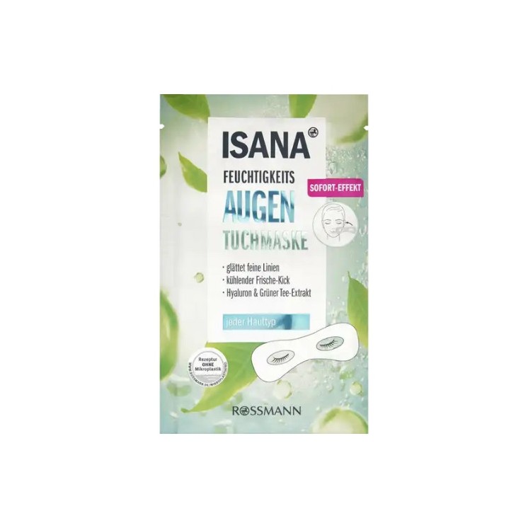 Isana hydraterend oogmasker in een vel 1 stuk
