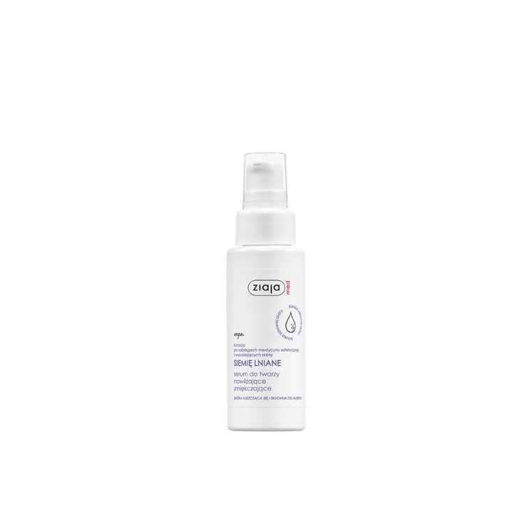 Ziaja Med Lijnzaad Hydraterend en verzachtend Serum 50 ml