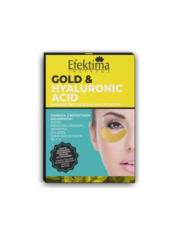 Efektima Gold & Hyaluronic Acid hydro Oogkussentjes met Retinol 3 paar