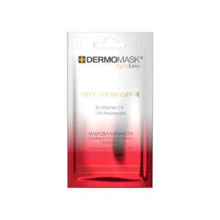 L'biotica Dermomask Night Acitve Відновлююча маска для обличчя Vita C + Rejuvenation 12 мл