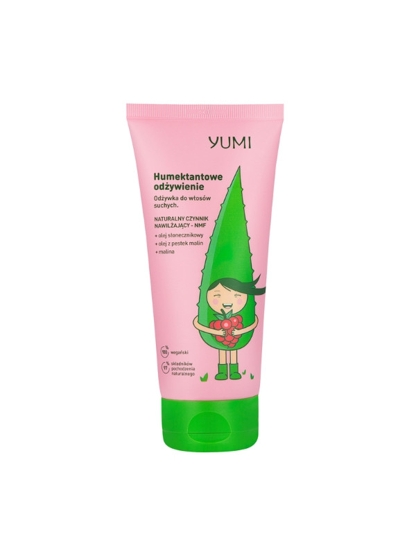 Yumi Humectant voedende Conditioner voor droog haar Framboos 200 ml