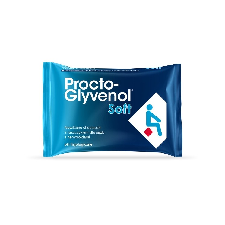 Серветки зволожуючі Procto-Glyvenol Soft 30 шт