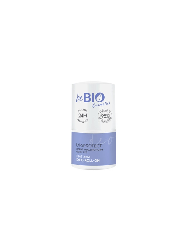 BeBio Ewa Chodakowska Natuurlijke Deo Roll-on op basis van Aluin met hyaluronzuur en extract van wilde rijst 50 ml