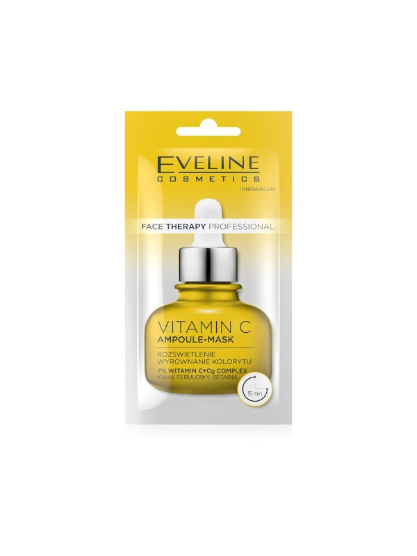 Eveline Face Therapy Professional Gezichtsmasker-ampul met Vitamine C 8 ml