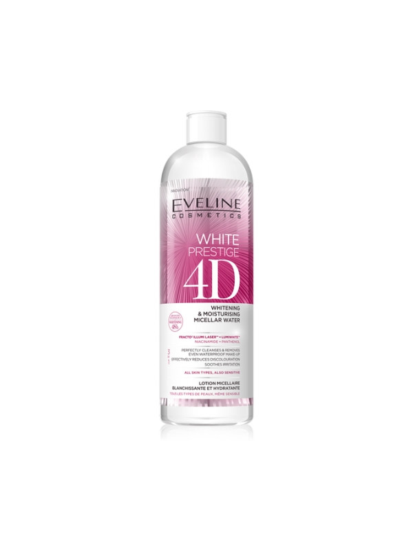 Eveline White Prestige 4D hydraterend Whitening micellair water 500 ml