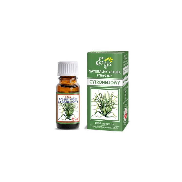 Etja Natuurlijke Citronella Etherische Olie 10 ml