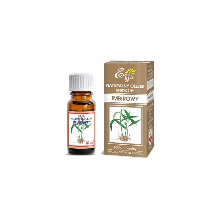 Etja Natuurlijke Gember Essentiële Olie 10 ml