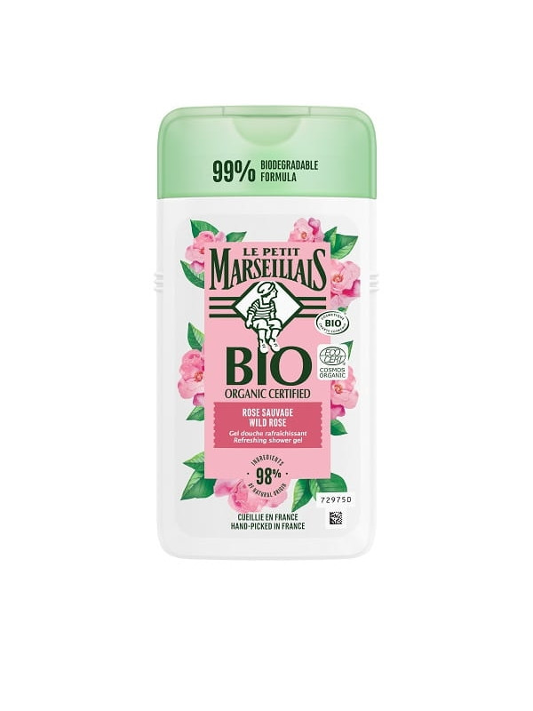 Le Petit Marseiliais Bio Douchegel Wilde Roos 250 ml