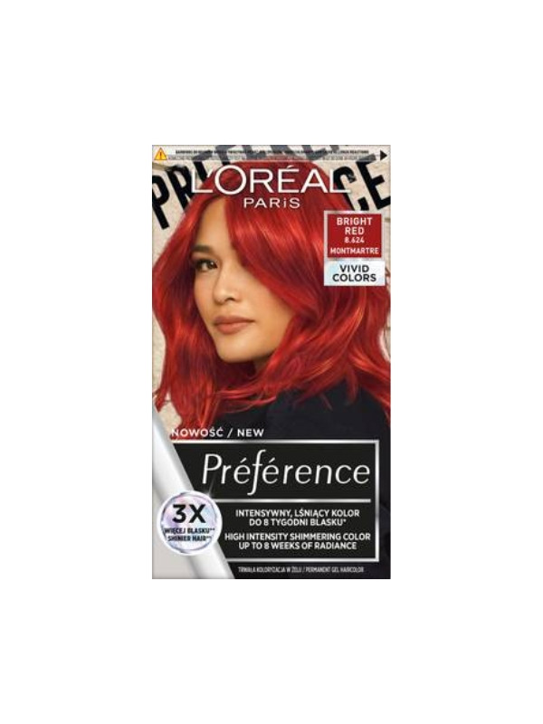 L'oreal Preference Vivid Colors Haarverf /8.624/ Red