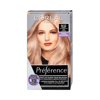Фарба для волосся L'oreal Preference /8.12/ Світлий попелясто-бежевий Blond
