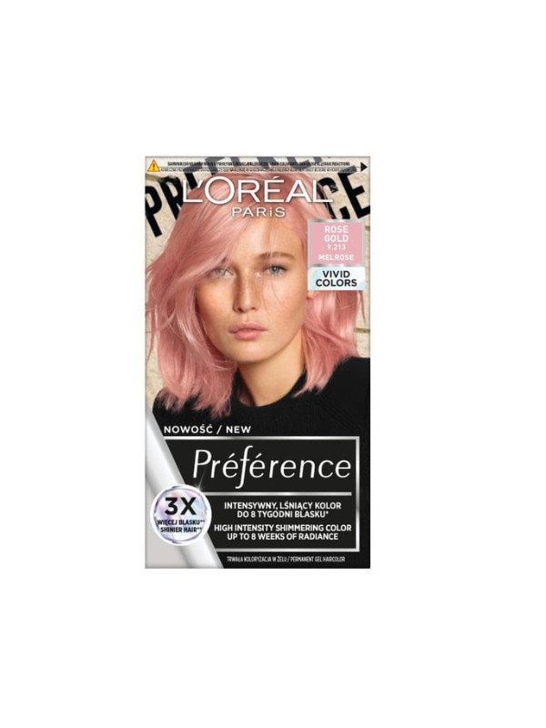 L'oreal Preference Vivid Colors Haarverf /9.213/ Rose Gold