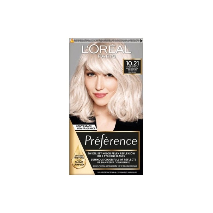 Фарба для волосся L'oreal Preference /10.21/ Very Very Light Ash Blond