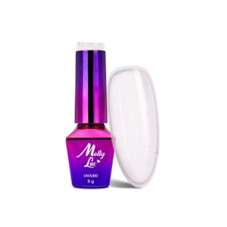 MollyLac /220/ Winter Crystalize Hybrid Nail Polish Morning Light 5 мл
