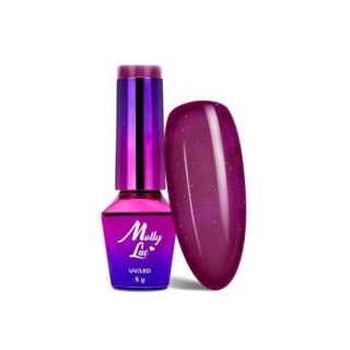 MollyLac /191/ Hearts & Kisses Hybride Nagellak A Kiss in Paris 5 ml