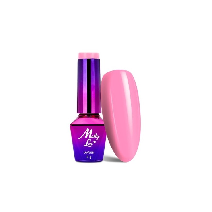 MollyLac /144/ Flamingo Hybride Nagellak Garden with Flowers 5 ml